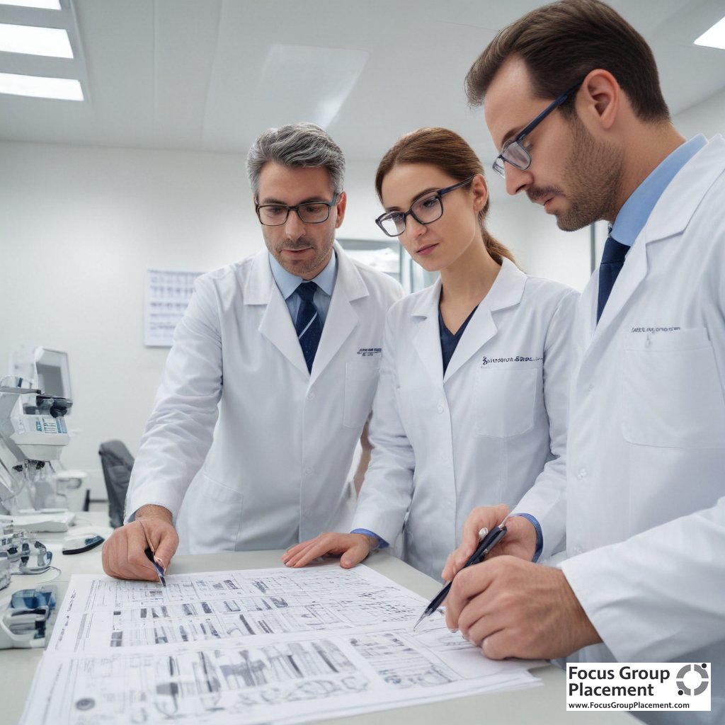 Medical professionals discussing tummy tuck clinical trials 2025 near me protocols and patient selection criteria