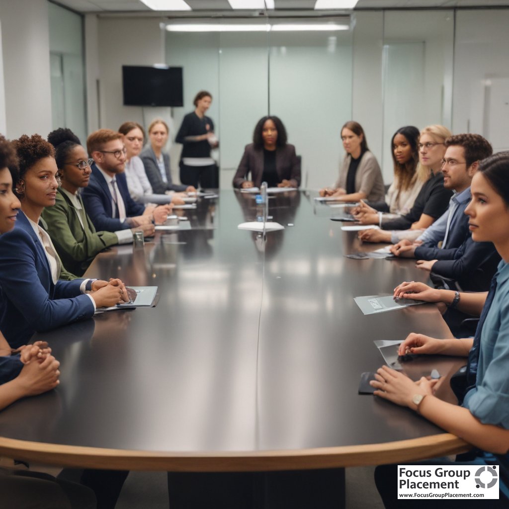 Diverse participants in professional Civicom focus group discussion