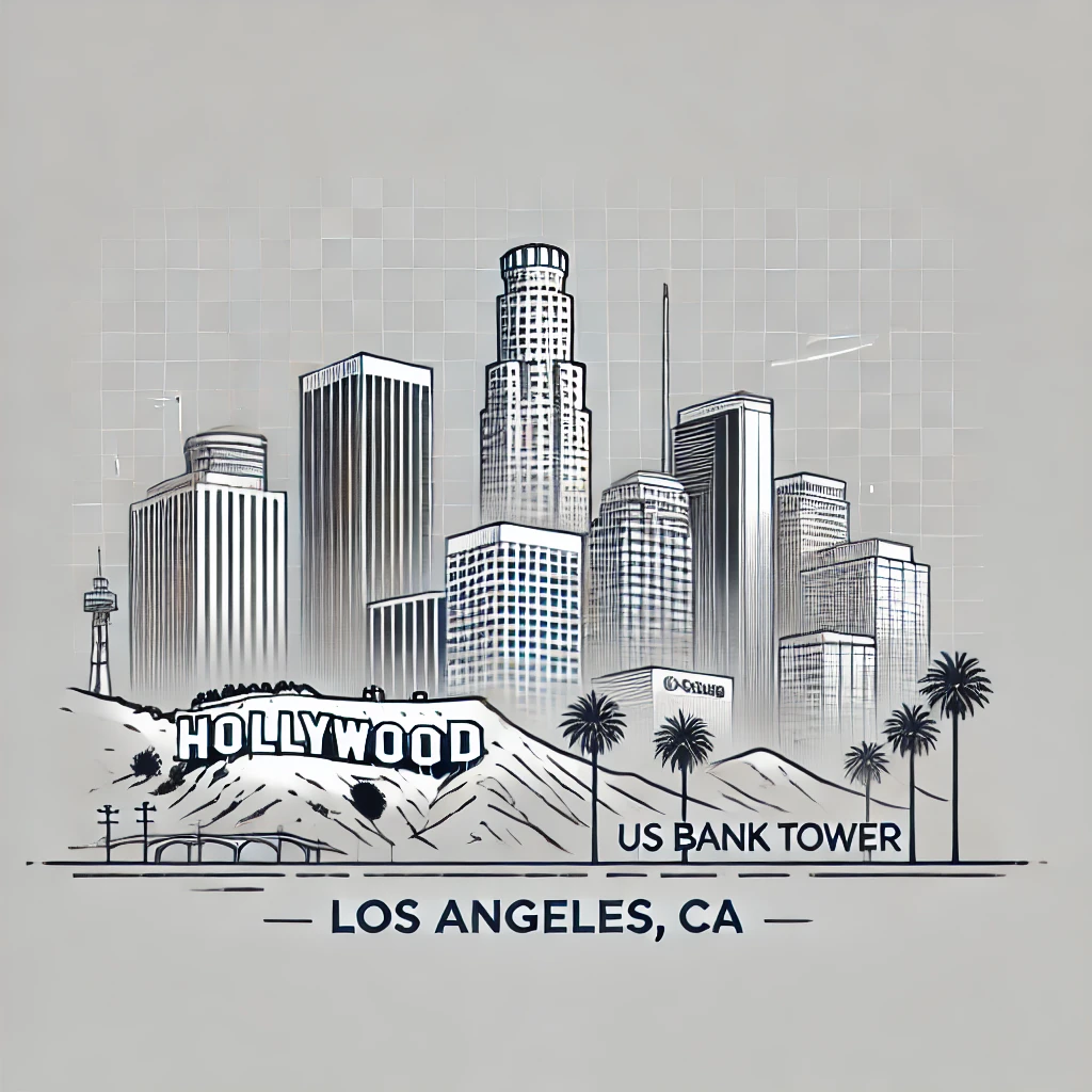 Los Angeles, CA skyline