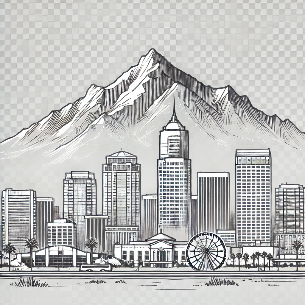 Phoenix, AZ skyline
