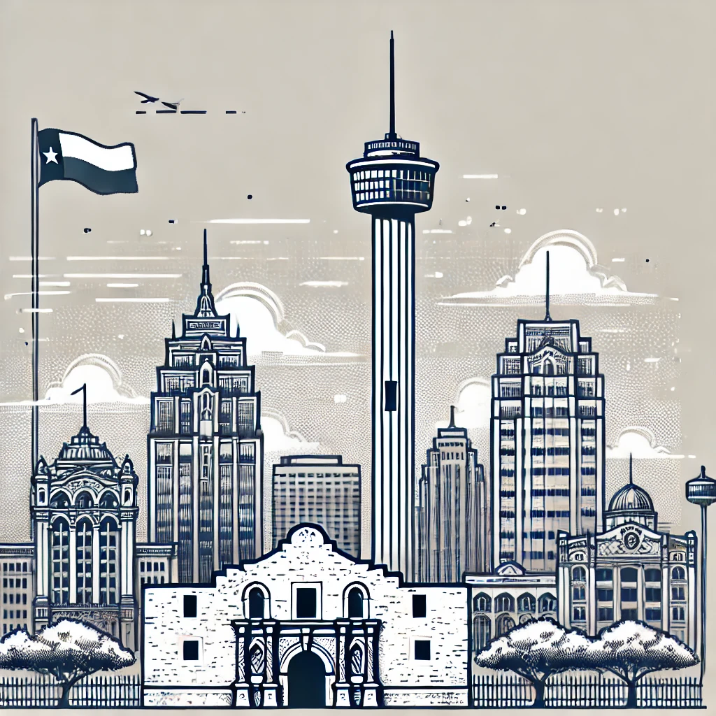 San Antonio, TX skyline