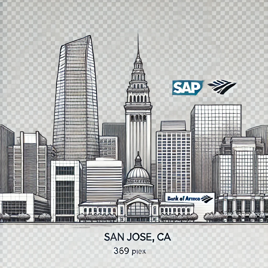 San Jose, CA skyline